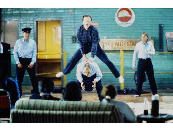 FULL MONTY, 1997, color slides, Robert Carlyle, Tom Wilkinson