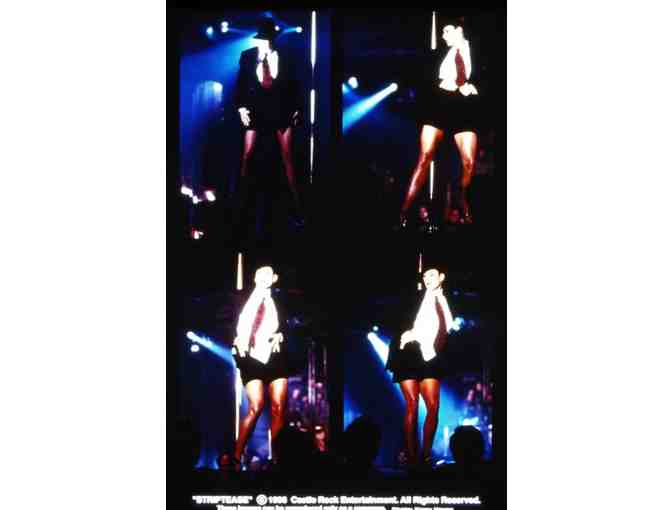 STRIPTEASE, 1996, color slides, Demi Moore, Burt Reynolds