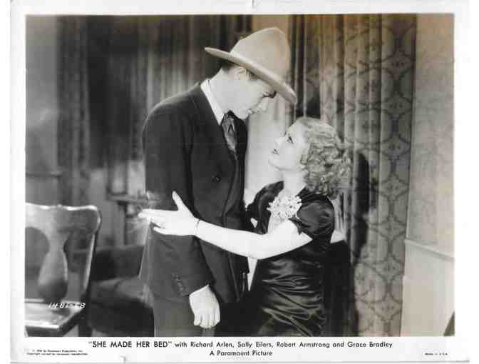 SHE MADE HER BED, 1934, movie stills, Richard Arlen, Sally Eilers