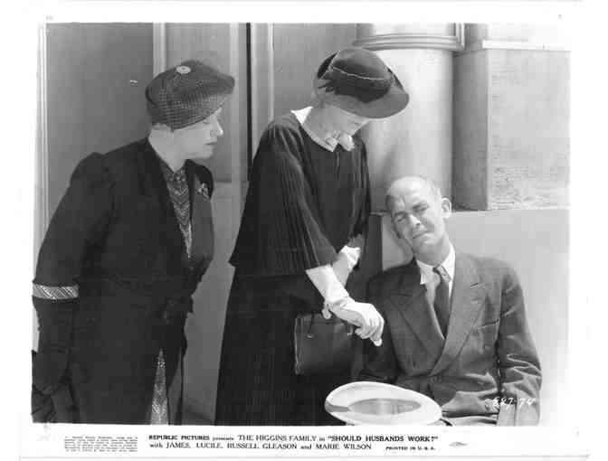 SHOULD HUSBANDS WORK, 1939, Higgins family comedy