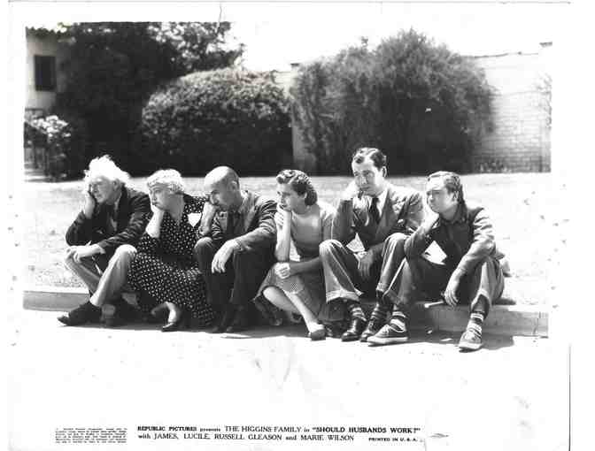 SHOULD HUSBANDS WORK, 1939, Higgins family comedy