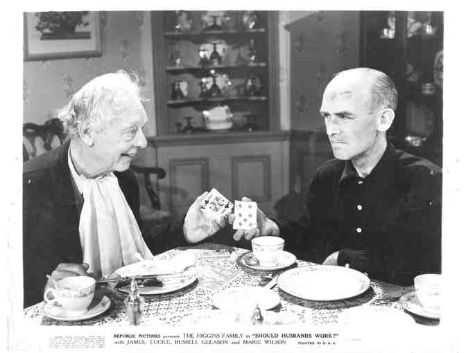 SHOULD HUSBANDS WORK, 1939, Higgins family comedy