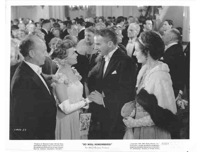 SO WELL REMEMBERED, 1947, movie stills, John Mills, Martha Scott