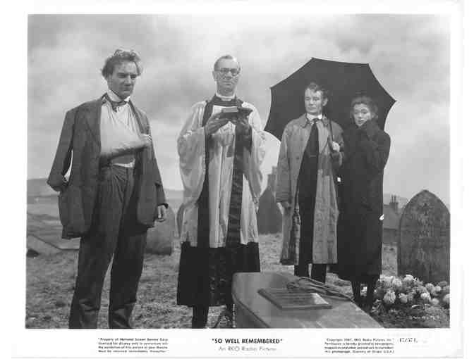 SO WELL REMEMBERED, 1947, movie stills, John Mills, Martha Scott