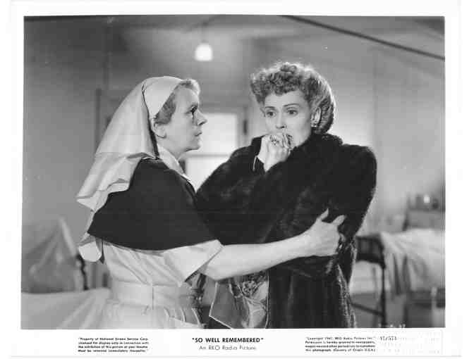 SO WELL REMEMBERED, 1947, movie stills, John Mills, Martha Scott