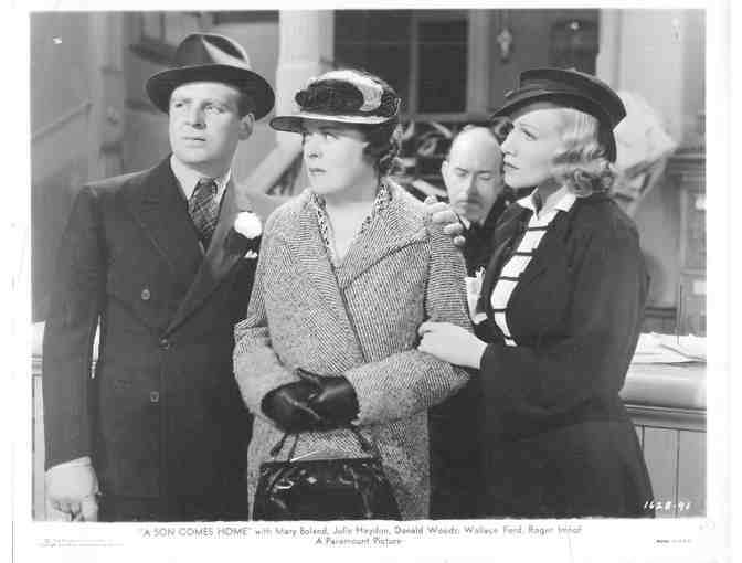 SON COMES HOME, 1936, movie stills, Mary Boland, Donald Woods