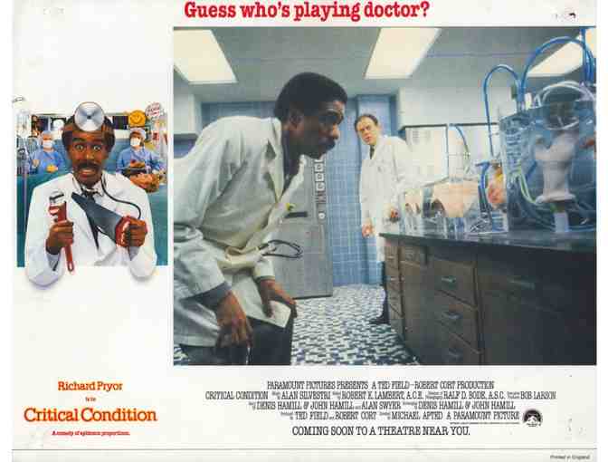 CRITICAL CONDITION, 1987, lobby cards, Richard Pryor