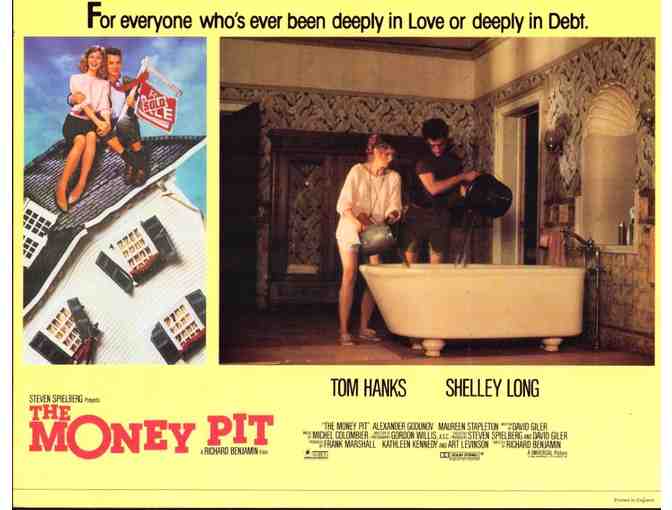 MONEY PIT, 1986, lobby cards, Tom Hanks, Shelley Long