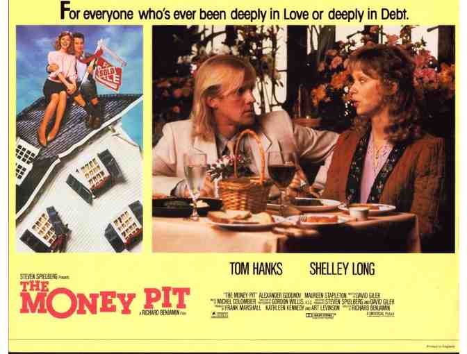 MONEY PIT, 1986, lobby cards, Tom Hanks, Shelley Long