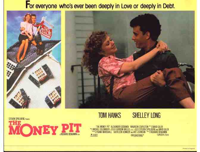 MONEY PIT, 1986, lobby cards, Tom Hanks, Shelley Long