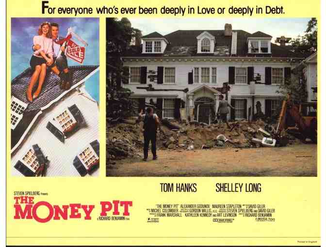 MONEY PIT, 1986, lobby cards, Tom Hanks, Shelley Long