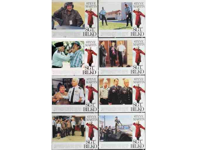 SGT. BILKO, 1996, lobby cards, Steve Martin, Dan Aykroyd