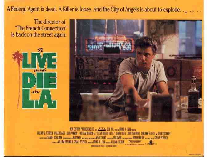 TO LIVE AND DIE IN L. A., 1986, lobby cards, Willem Dafoe