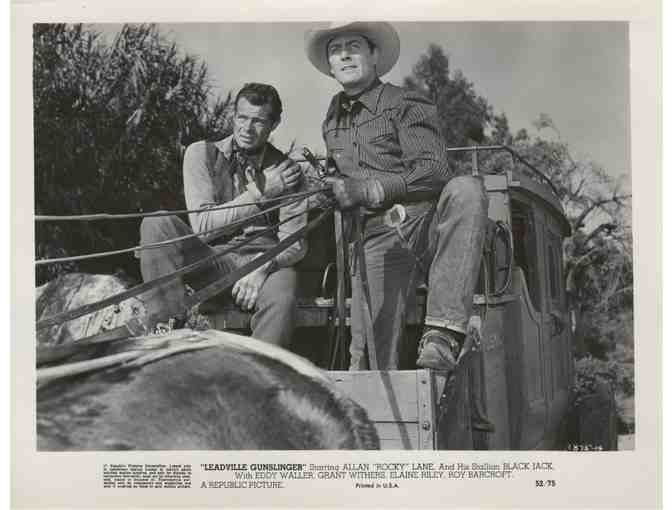 LEADVILLE GUNSLINGER, 1952, movie stills, Allan Rocky Lane, Eddy Waller.