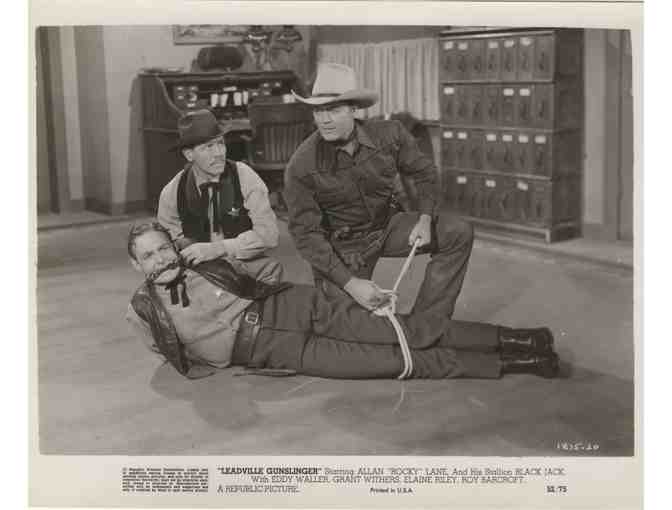 LEADVILLE GUNSLINGER, 1952, movie stills, Allan Rocky Lane, Eddy Waller.
