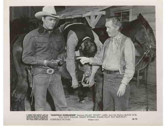 LEADVILLE GUNSLINGER, 1952, movie stills, Allan Rocky Lane, Eddy Waller.