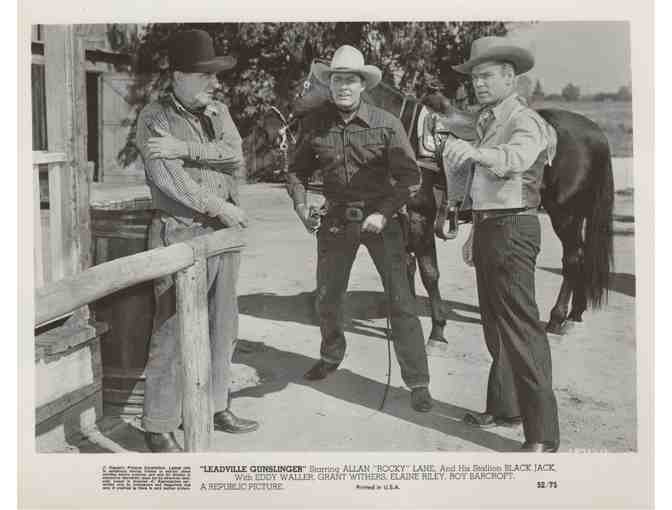 LEADVILLE GUNSLINGER, 1952, movie stills, Allan Rocky Lane, Eddy Waller.