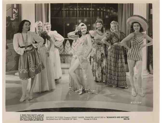 ROMANCE AND RHYTHM, 1940, movie still set, Kenny Baker, Frances Langford