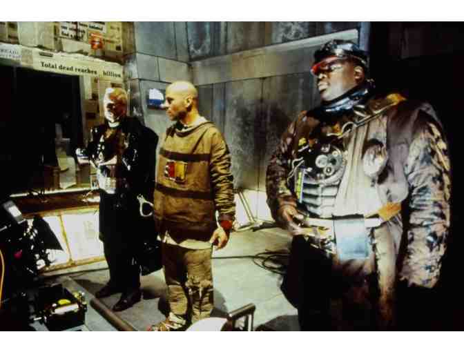 12 MONKEYS, 1995, color slides, Bruce Willis, Brad Pitt