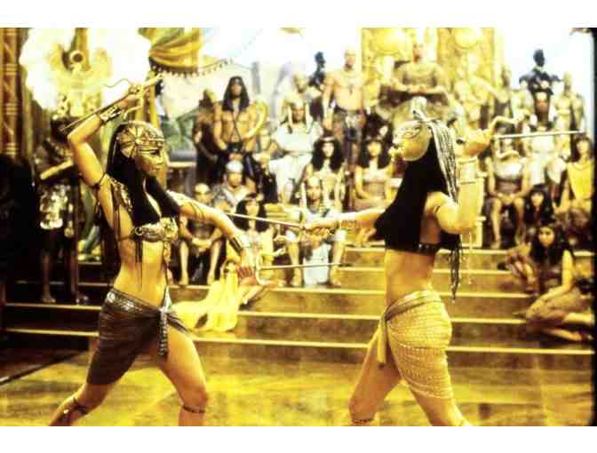 MUMMY RETURNS, 2001, color slides, Brendan Fraser, Rachel Weisz