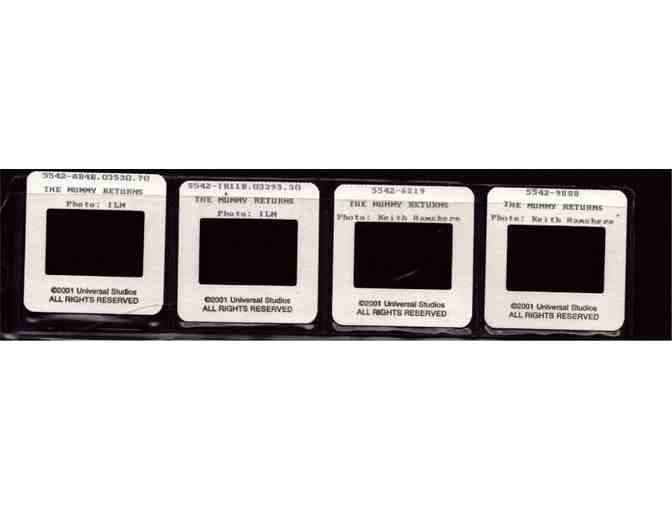 MUMMY RETURNS, 2001, color slides, Brendan Fraser, Rachel Weisz