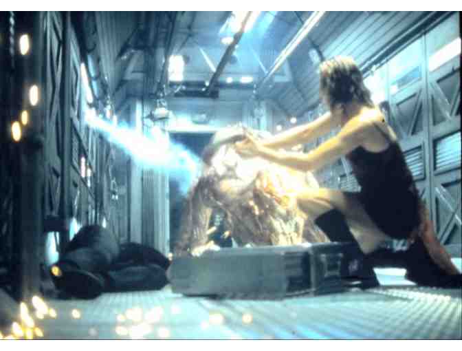 RESIDENT EVIL, 2002, color slides, Milla Jovovich