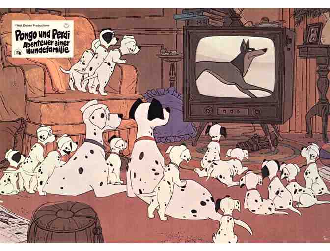 101 DALMATIANS, 1961, German lobby cards, Walt Disney animated cartoon