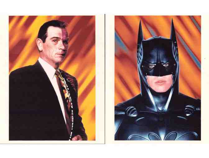 BATMAN FOREVER, 1995, color photographs, Val Kilmer, Jim Carrey
