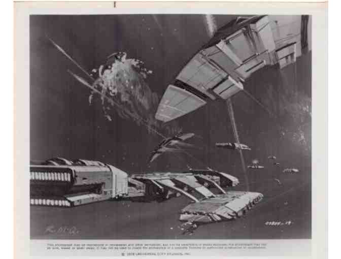 BATTLESTAR GALACTICA, 1978, cards and stills, Lorne Greene, Richard Hatch