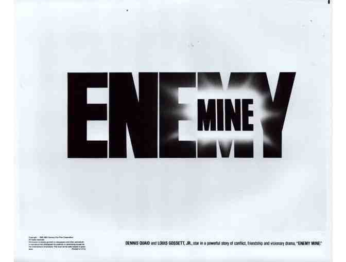 ENEMY MINE, 1985, movie stills, Dennis Quaid, Louis Gossett Jr