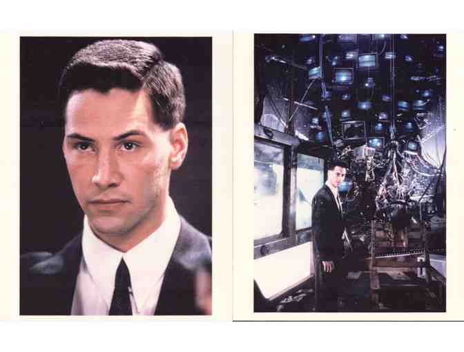 JOHNNY MNEMONIC, 1995, color photographs, Keanu Reeves