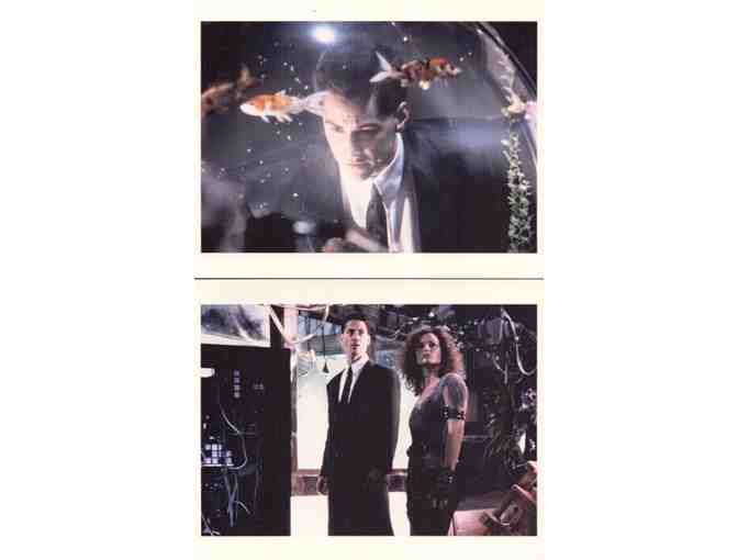 JOHNNY MNEMONIC, 1995, color photographs, Keanu Reeves