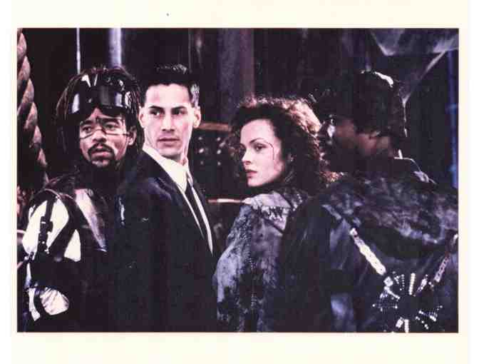 JOHNNY MNEMONIC, 1995, color photographs, Keanu Reeves