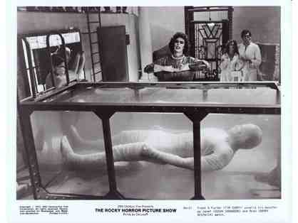 ROCKY HORROR PICTURE SHOW, 1975, cards and stills, Tim Curry, Susan Sarandon