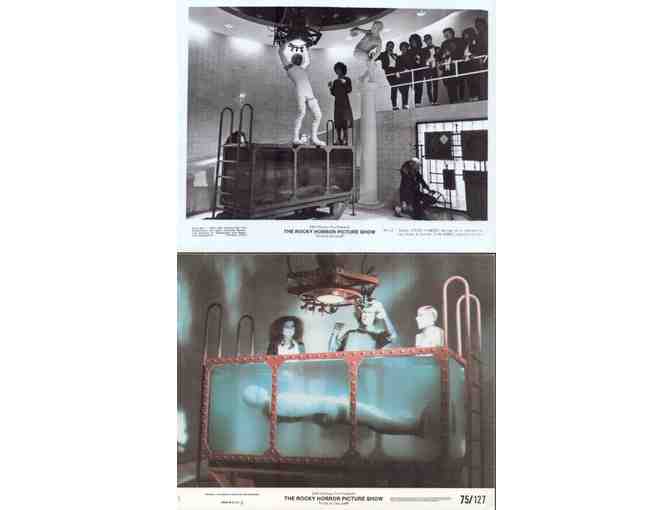 ROCKY HORROR PICTURE SHOW, 1975, cards and stills, Tim Curry, Susan Sarandon