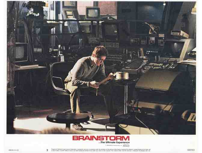BRAINSTORM, 1983, lobby cards, Christopher Walken, Natalie Wood