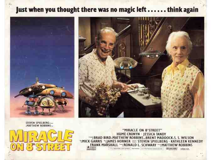 BATTERIES NOT INCLUDED, 1987, International lobby cards, Jessica Tandy