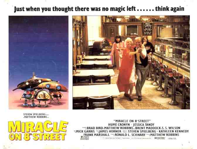 BATTERIES NOT INCLUDED, 1987, International lobby cards, Jessica Tandy