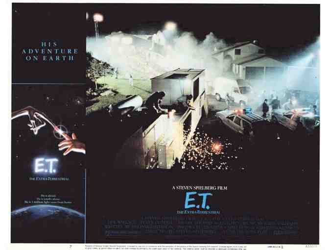 E. T. THE EXTRA TERRESTRIAL, 1982, lobby cards, Henry Thomas