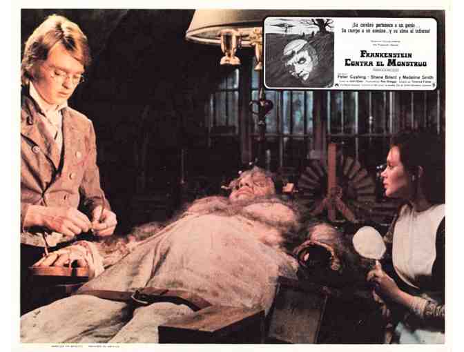 FRANKENSTEIN AND THE MONSTER FROM HELL, 1974, Mexican lobby cards