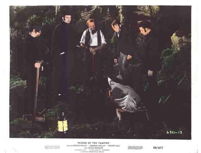 BLOOD OF THE VAMPIRE, 1958, movie stills, Donald Wolfit