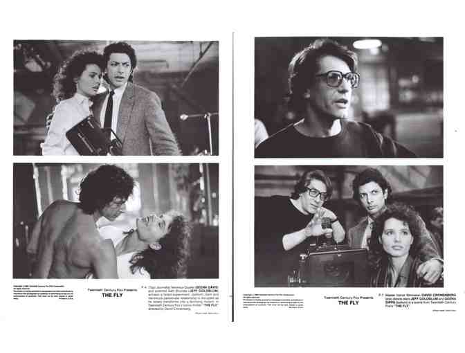 FLY, 1986, movie stills, Jeff Goldblum, Geena Davis