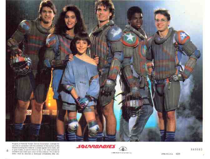 SOLARBABIES, 1986, mini lobby cards, DEALERS LOT, Jason Patric, Lukas Haas