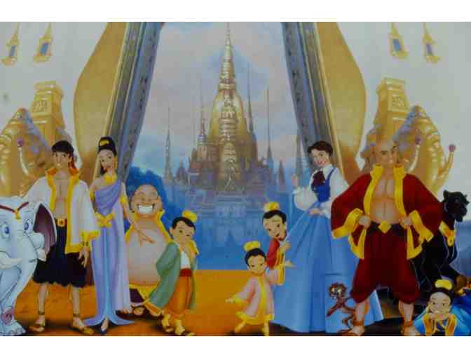 KING AND I, 1999, color slides, Warner Bros. animated