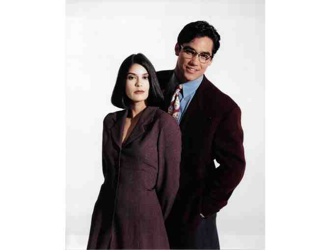 LOIS AND CLARK, color photographs, Dean Cain, Teri Hatcher