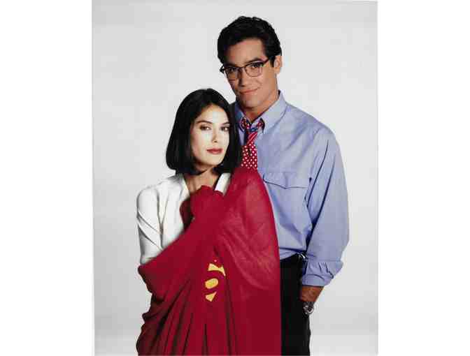 LOIS AND CLARK, color photographs, Dean Cain, Teri Hatcher