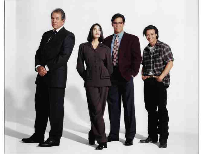 LOIS AND CLARK, color photographs, Dean Cain, Teri Hatcher