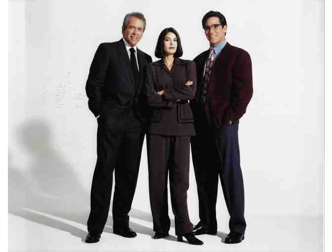 LOIS AND CLARK, color photographs, Dean Cain, Teri Hatcher