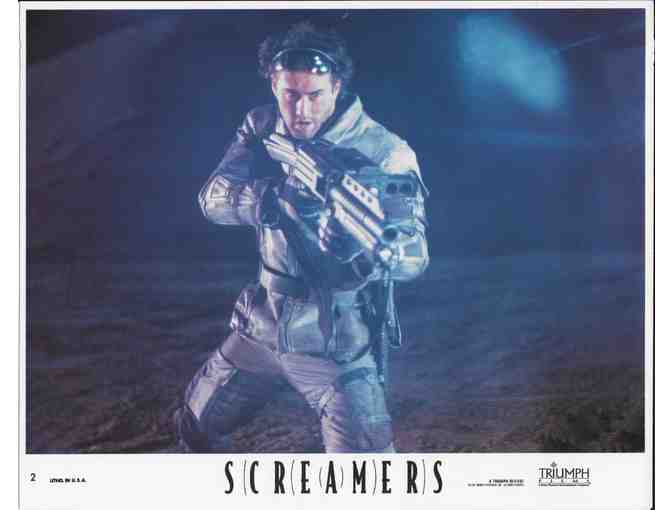 SCREAMERS, 1995, mini lobby cards, Peter Weller