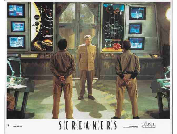SCREAMERS, 1995, mini lobby cards, Peter Weller
